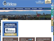 Tablet Screenshot of helenachamber.com